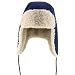 Trendy Apprel Shop Warm Winter Fur Ear Flaps Sherpa Lined Trooper Hat