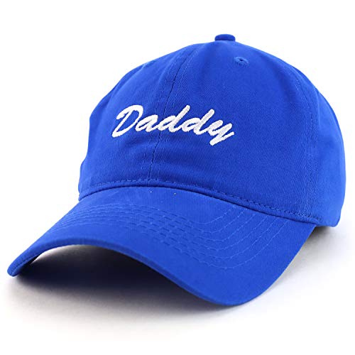 Trendy Apparel Shop Daddy Script Font Embroidered Low Profile Soft Cotton Baseball Cap