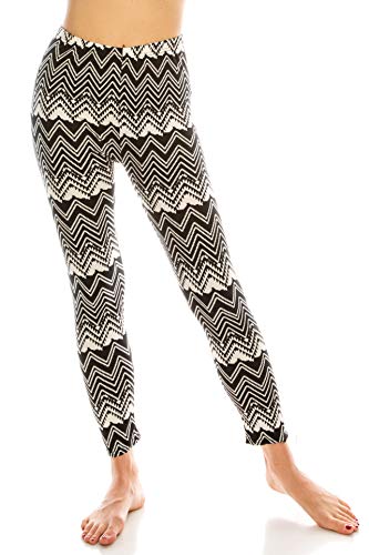 Trendy Apparel Shop Basic Simple Pattern Stretchy Comfortable One Size Lady Girl's Ankle 9" Leggings