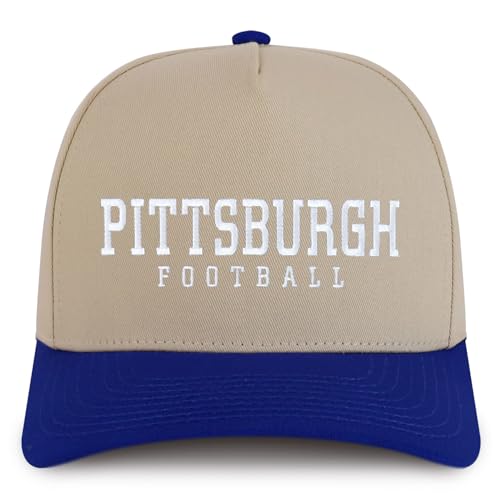 Trendy Apparel Shop Pittsburgh Embroidered 5 Panel Structured Baseball Cap