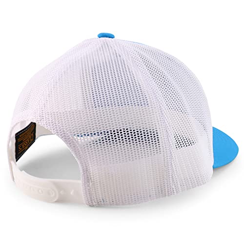 Trendy Apparel Shop Number 8 Patch 6 Panel Trucker Mesh Cap