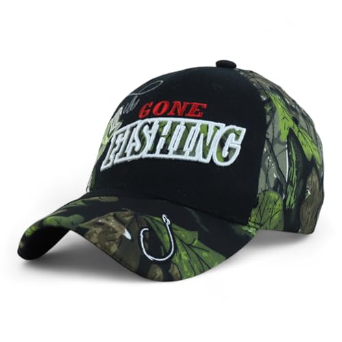 Trendy Apparel Shop 6 Panel Structured Fishing Embroidered Ball Cap