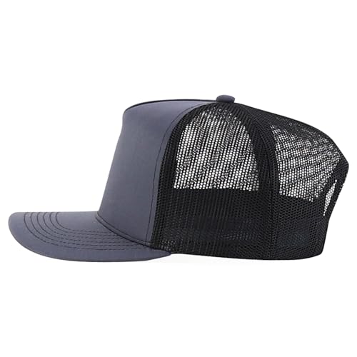 Trendy Apparel Shop 5 Panel Structured Trucker Cap with Mexico Flag Design Undervisor