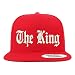Trendy Apparel Shop The King Old English Embroidered Flatbill Snapback