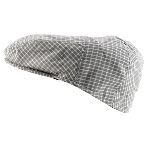 Trendy Apparel Shop Plaid Checker Patterend Newsboy Ivy Flat Cap