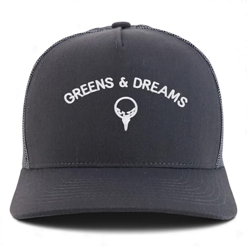 Trendy Apparel Shop Greens & Dreams Embroidered 5 Panel Snapback Trucker Cap