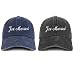 Trendy Apparel Shop Just Married Embroidered Pigment Dyed Cotton Couple 2 Pc Cap Set