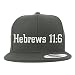Trendy Apparel Shop Hebrew 11:6 Embroidered Flatbill Snapback