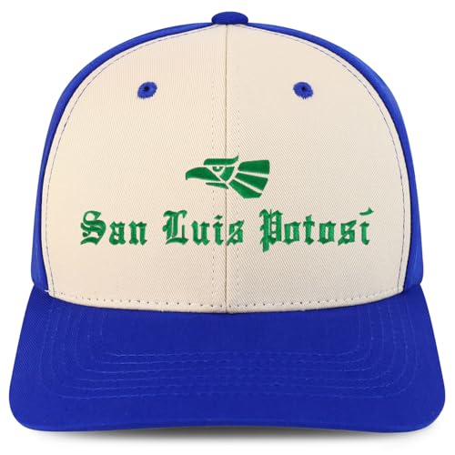 Trendy Apparel Shop San Luis Potosi Mexico State Embroidered 6 Panel Snapback Baseball Cap