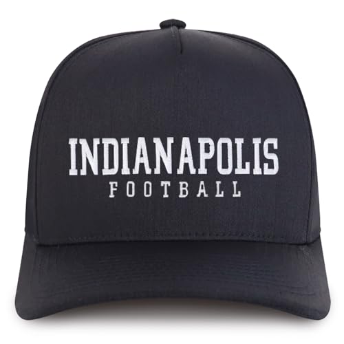 Trendy Apparel Shop Indianapolis Embroidered 5 Panel Structured Baseball Cap