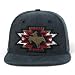 Trendy Apparel Shop Rodeo Design Embroidered Washed Cotton Flat Bill Snapback Cap