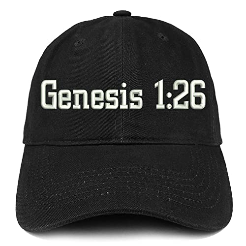 Trendy Apparel Shop Genesis 1:26 Low Profile Soft Cotton Baseball Cap