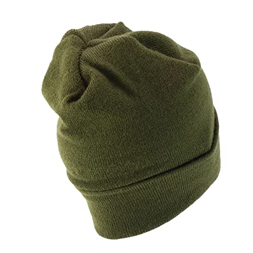 Trendy Apparel Shop Made in USA Patriotic Pattern Long Cuff Winter Beanie