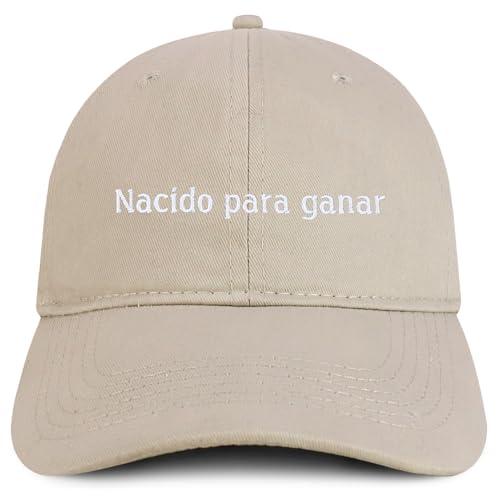 Trendy Apparel Shop Nacido para ganar Embroidered Cotton Low Profile Dad Hat