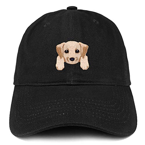 Trendy Apparel Shop Labrador Retriever Patch Low Profile Soft Cotton Baseball Cap