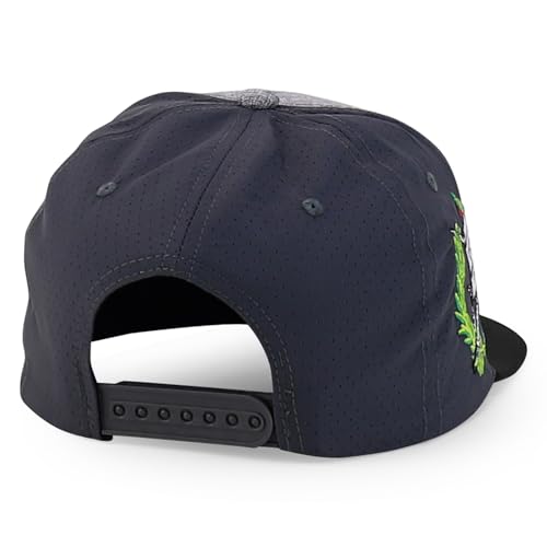 Trendy Apparel Shop Central America States Embroidered Mesh Back Flat Bill Cap