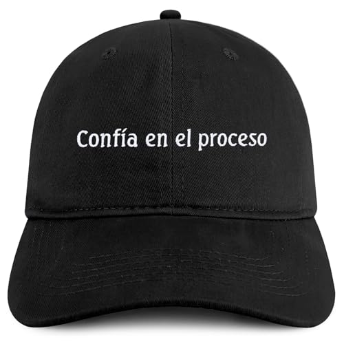 Trendy Apparel Shop Confia En El Proceso Embroidered Cotton Low Profile Dad Hat
