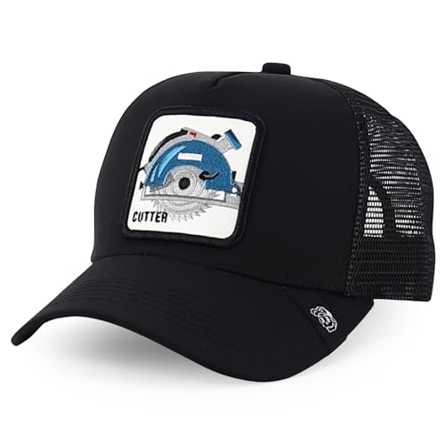 Trendy Apparel Shop 5 Panel Structured Tool Theamed Design Trucker Cap