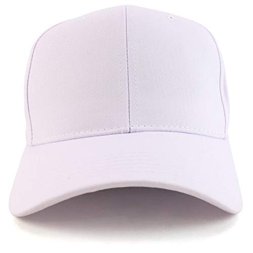 Trendy Apparel Shop High Profile Sturctured Plain Back Casual Baseball Cap