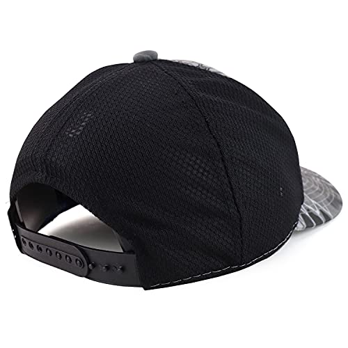 Trendy Apparel Shop Performance Camouflage Mesh Back Trucker Snapback Cap