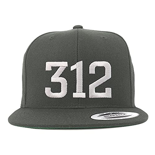 Trendy Apparel Shop 312 Chicago IL Old English Embroidered Flatbill Snapback