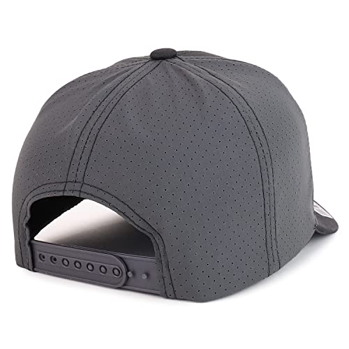 Trendy Apparel Shop Rodeo Embroidered Curved Bill Laser Punching Back Baseball Cap