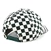 Trendy Apparel Shop Structured 5 Panel Checkered Print Baseball Cap