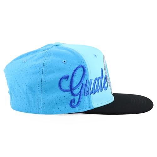 Trendy Apparel Shop Central America States Embroidered Mesh Back Flat Bill Cap