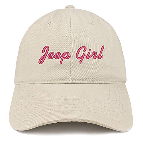Trendy Apparel Shop Girl Embroidered Brushed Cotton Cap