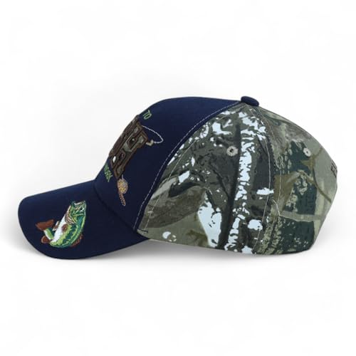 Trendy Apparel Shop 6 Panel Structured Fishing Embroidered Ball Cap