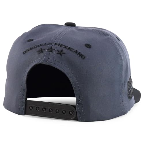 Trendy Apparel Shop 3D Mexico Embroidered Structured Flat Bill Snapback Cap