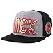 Trendy Apparel Shop Mexico Eagle Embroidered Laser Punching Mesh Back Flatbill Snapback Cap