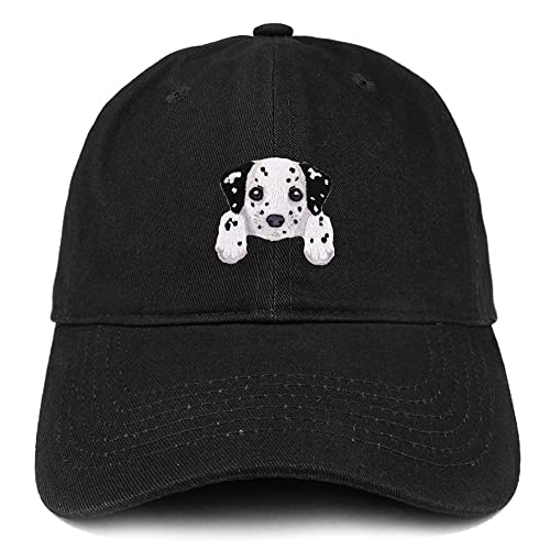 Trendy Apparel Shop Dalmatian Patch Low Profile Soft Cotton Baseball Cap