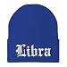 Trendy Apparel Shop Libra Old English Embroidered Long Cuff Beanie