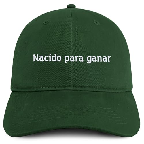 Trendy Apparel Shop Nacido para ganar Embroidered Cotton Low Profile Dad Hat