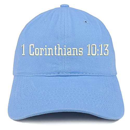 Trendy Apparel Shop 1 Corinthians 10:13 Low Profile Soft Cotton Baseball Cap
