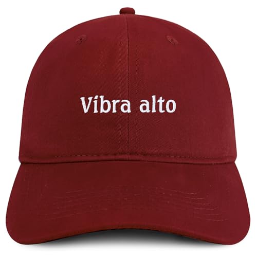 Trendy Apparel Shop Vibra Alto Embroidered Cotton Low Profile Dad Hat