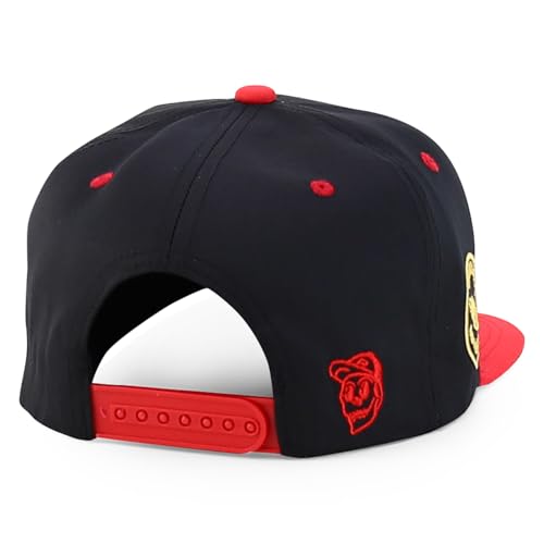 Trendy Apparel Shop Mexico Guadalupe Embroidered Flat Bill Snapback Cap