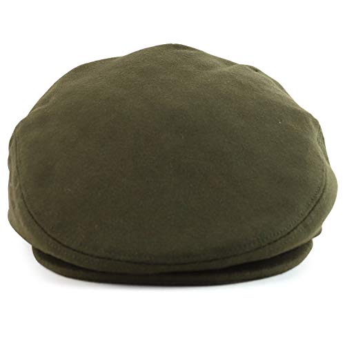 Trendy Apparel Shop Men's Wool Blend Adjustable 3 Button Snapback Ivy Hat