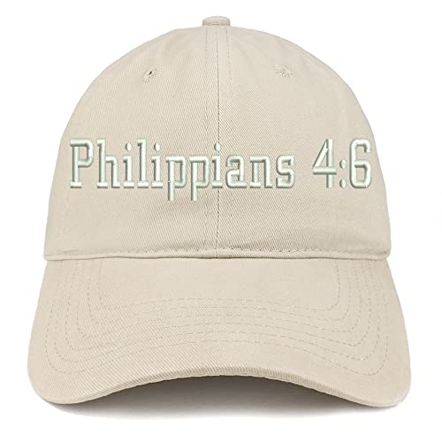 Trendy Apparel Shop Philippians 4:6 Low Profile Soft Cotton Baseball Cap