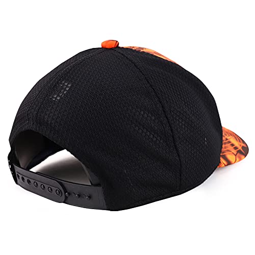 Trendy Apparel Shop Performance Camouflage Mesh Back Trucker Snapback Cap