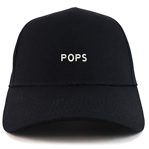 Trendy Apparel Shop Pops Embroidered Sturctured Baseball Cap
