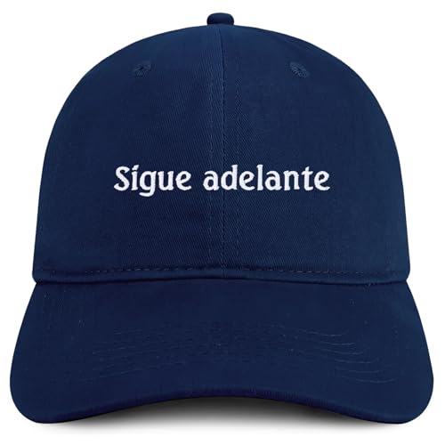 Trendy Apparel Shop Sigue adelante Embroidered Cotton Low Profile Dad Hat
