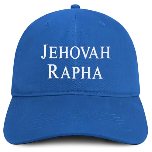 Trendy Apparel Shop Jehovah Rapha Embroidered Soft Cotton Baseball Cap