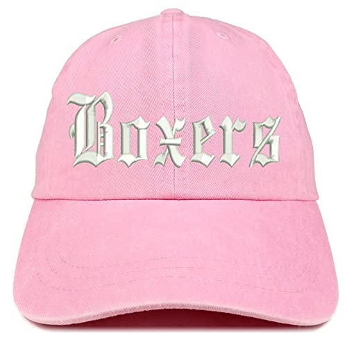Trendy Apparel Shop Old English Boxers Washed Pigment Dyed Baseball Cap