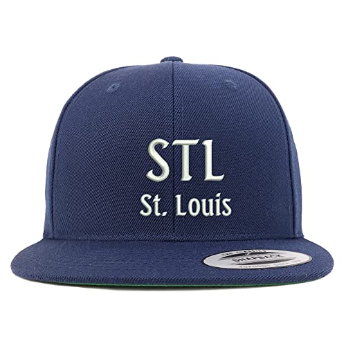 Trendy Apparel Shop STL St. Louis Embroidered Flatbill Snapback