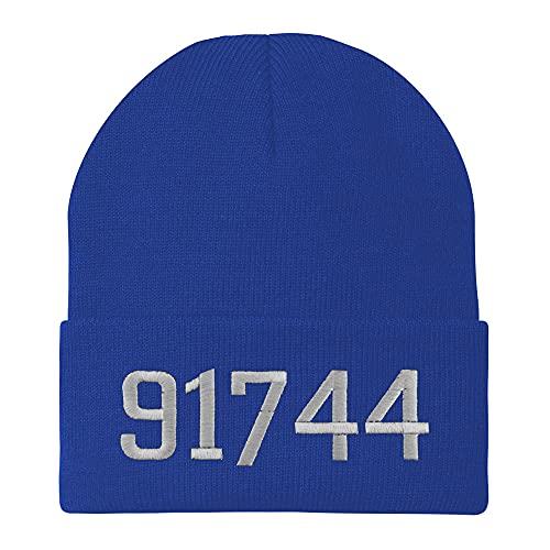 Trendy Apparel Shop 91744 La Puente CA Old English Embroidered Long Cuff Beanie