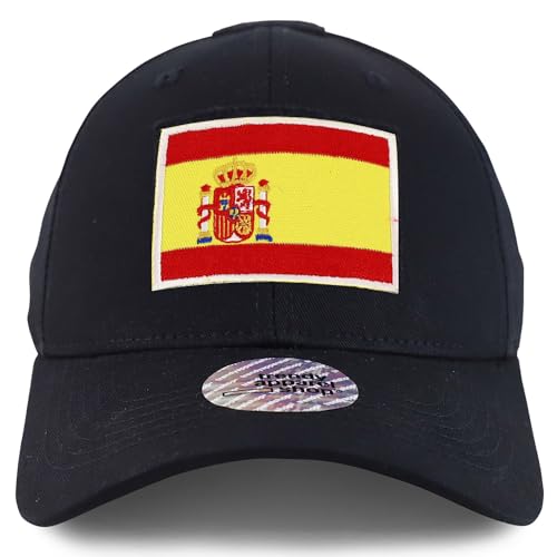 Trendy Apparel Shop Spain Flag Hook and Loop Patch Tactical Baseball Cap