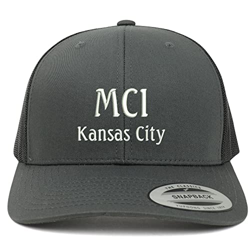 Trendy Apparel Shop MCL Kansas City Embroidered Retro Fit Trucker Mesh Cap