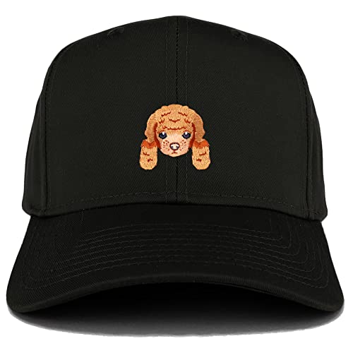 Trendy Apparel Shop Poodle Patch Strutured Baseball Cap